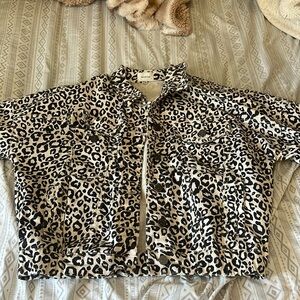 Wishlist cheetah print jacket